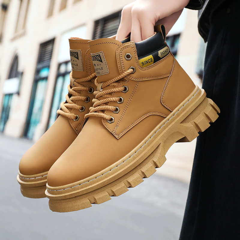 Men'S Shoes Hey Dude - Модные кожаные мужские ботинки, зимние высокие