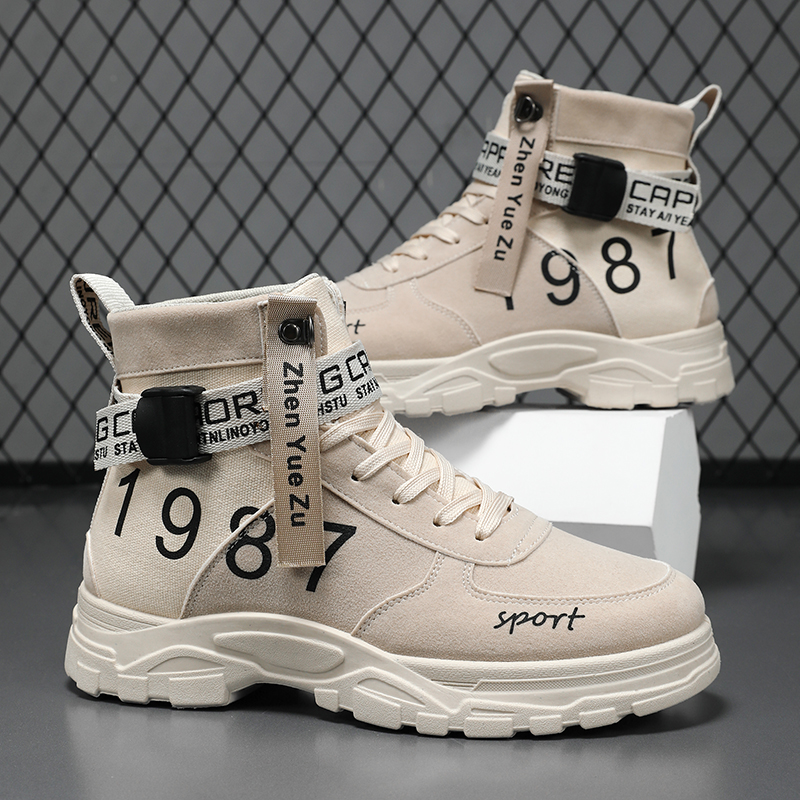 Men'S Shoes Hoka Sale - Мужские однотонные высокие модные универсальные ботинки
