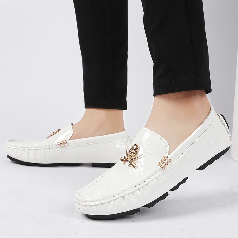 Men'S Shoes Hey Dude - Мужские качественные лоферы Shine Skull: роскошные
