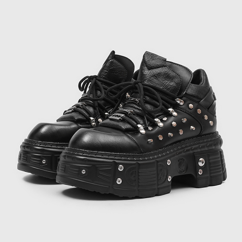 Новые готические панк-ботинки  – обзор и цена Men'S Shoes Increase Height