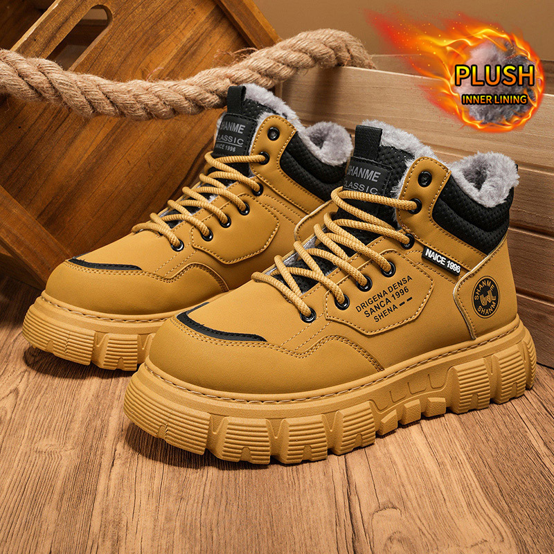 Зимние мужские ботинки из вель – обзор и цена Men'S Shoes Increase Height