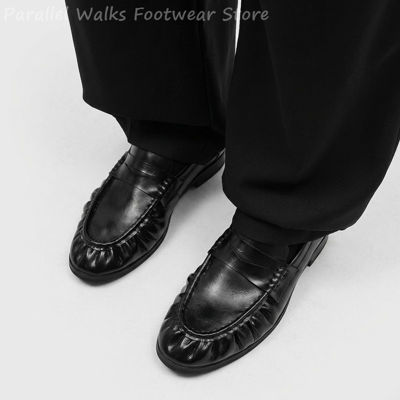 Мужские ретро-лоферы с плиссир – обзор и цена Men'S Shoes Smart
